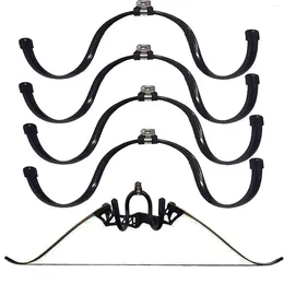 Hooks 4x Bow Rack Hangers Wall Mount Storage Safely Store Display Your