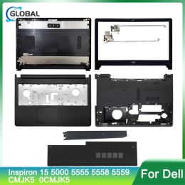 Cases New Laptop Case For Dell Inspiron 15 5000 5555 5558 5559 CMJK5 0CMJK5 LCD Back Cover/Front Bezel/Palmrest/Bottom Case/LCD Hinges