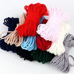 3mm Round Elastic Band Mask Rope Rubber Band For Masks Garment Elastic Tape Mask Ear Hanging Cord String DIY Sewing Accessories