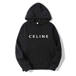 Mens Designer Hoodie Cel Womens Women and and Men Hooded Hoodie 2023 Autumnwinter New Letter Printed Trendy Loose Sweatshirt Pullover with the Same Styl Cel 6L7N