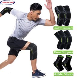 Knee pads, elbow pads, arm and ankle pads, men's sports protective gear, full set of equipment, basketball knee pads training