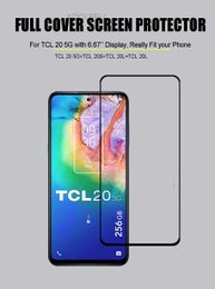 Full Cover Screen Protector For TCL 20 5G Scratch Proof Protective Films Tempered Glass TCL 20R 5G/TCL 10 20 30 SE/TCL 20L 20L+