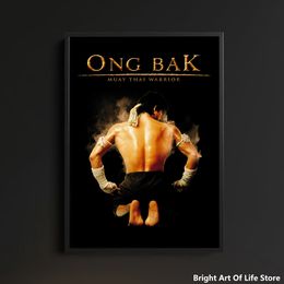Ong Bak Muay Thai Warrior (2003) Movie Poster Star Actor Art Cover Canvas Print Decorative Painting (No Frame)
