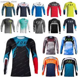 Cycling Shirts Tops Mens Long Sleeve Motocross jersey BAT Shirt Downhill Bike Jersey Offroad DH Motorcycle Jersey Maillot Ciclismo Hombre Y240410