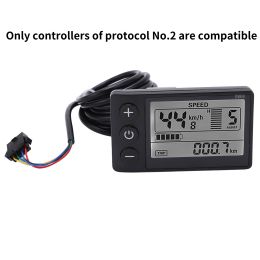 24V 36V 48V Waterproof SM LCD Display S866 Controller Panel Dashboard Electric Bike Display for Electric E-bike Scooter Tools