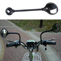 Rotating Bicycle Handlebar Rearview Mirror Safety Reflector for Mountain Bike