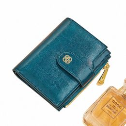 williampolo Women Short Wallet Fi Luxury Brand Leather Wallets Card Bag for Women Clutch Female Purse Mey Clip Wallet D9QH#