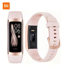 Watches Xiaomi Smart Bracelet For Women Female Color Screen Sports Heart Rate Blood Oxygen Sleep Thermometer Multisport Mode Smartwatch