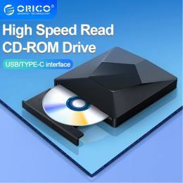 Cases ORICO External USB 3.0 Optical Driver CD/DVDROM Combo DVD RW ROM Burner Writer Recorder for Desktop Laptop Windows Mac OS