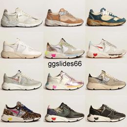 Casual shoes Designer Sneakers Goldenlys Gooseity Dad-star Running women mens Calfskin Suede Italy Sequin white Do Old Dirty Leopard Graffiti Superstar sneakers