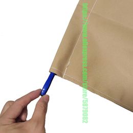 300gsm Canvas Khaki Awning Replacement Fabric Outdoor Patio Window Cover Garden Terrace Sunshade Canopy Poly Fabric Waterproof