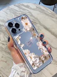 Oil Painting Flower Transparent Cell Phone Protective Shell For iphone 11/12/13/14/15/11 Pro/12 Pro/13 Pro/14 Pro/15 Pro/11 Pro Max/12 Pro Max/13 Pro Max/14 Pro Max/15 Pro Max