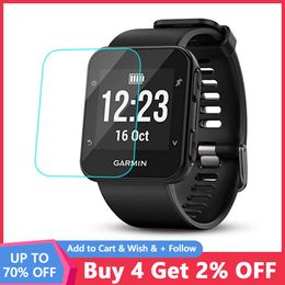 9H 2.5D Tempered Glass Screen Protector 0.26mm Film For Garmin Forerunner 35 Clear Full Cover Protective Film Cases