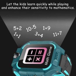 Watches Kids 4G Smart Watch 400mAh SOS GPS Location For Children SmartWatch Camera IP67 Waterproof Learning Toy 2 Way Communication