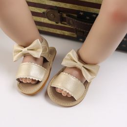 Cute Summer Baby Sandals Infant Girl's Sandal Baby Crib Shoes Soft PU Leather Girl First Walkers