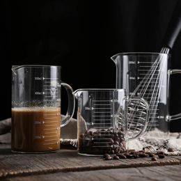 Glass Measuring Cup 350ml 500ml 1000ml Baking Cup Measuring Jug Juice Milk Cup Flour Liquid Measure Cup with Scale Kitchen Tools