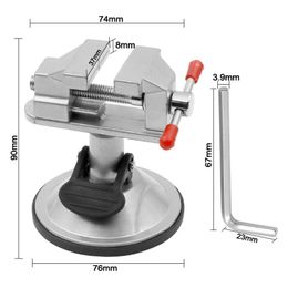 Adjustable Table Vise Household Workbench 360° Grinder Rotary Hand Drill Toggle Clamp Pliers Electric Small Table Bench Vise