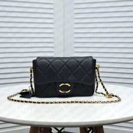 Evening Bags Luxury Women's Handbag Top Quality Fashion Casual Plaid Chain Shoulder Bag Mini Fat Ball Pattern And Lambskin Classic Designer Flap