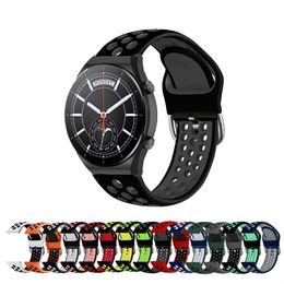 22mm Watch Bracelet For Xiaomi Watch S1 Smart Watch Quick Release Silicone Strap For XIaomi Watch Color/Realme Watch 2 Band