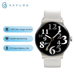 Watches Haylou Solar Lite Smart Watch 1.38'' Display Sleep/Heart Rate/Blood Oxygen Health Monitor Bluetooth 5.3 Smartwatch Men Women