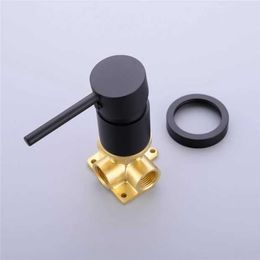 MTTUZK Black Brass Bidet Toilet Handheld Bidet Spray Gun Hot & Colde Bidet Faucet Mixing Valve Hand Shower Holder & hose