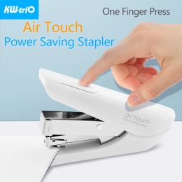 Stapler KWtriO Air Touch Power Saving Stapler Super Effort Saving Stapling Machine Binding 20 Sheets of Paper School Office Supplies