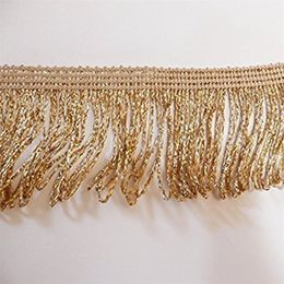 1 Metre/Lot 50mm Wide Fringe Trim Lace Polyerter Fibre Tassel for Clothes Accessories DIY Party Latin Wedding Dress