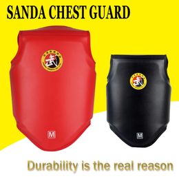 New Thickened MMA Chest Protector Sanda Wrestling Chest Support Protective Gear Boxing Sparring Fighting Chest Protector