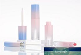 Packaging Bottles Empty Lip Gloss Tube Pink Blue Gradient Glaze DIY Lipstick Cosmetic Packing Container8828960