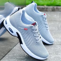 Casual Shoes Men Sneakers Air Cushion Outdoor Sports Running Mesh Breathable Walking Low Top Soft Size 38-47