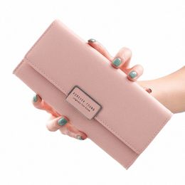 fi Women Wallets Leather Hasp Wallet Women's Lg Design Purse Clutch Women Lady Wallet Phe Pocket Cartera Mujer s1I1#
