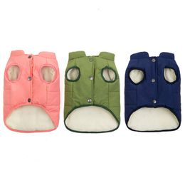 Winter Pet Coat Clothes 2 Layers Fleece Lined Warm Dog Jacket Puppy Winter Cold WeatherSoft Windproof Small Dog Coat