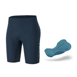 Santic Men Cycling Shorts Coolmax 4D Pad Shockproof MTB Bike Shorts Breathable Reflective Anti-pilling WM1C05125