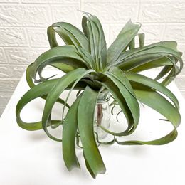 Large Artificial Succulent Plants Fake Air Grass Plastic Aloe Big Tree Leaves Wall Hanging Plant For Home Wall Desk Garden Decor