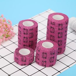 Self-adhesive Elastic Bandage for Pet Dog Puppy Cat Bandage Leg Cover Protector Strap Medical Bandage Non-woven Cohesive Bandage