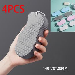 4PCS Magic Sponge Children Bath Sponge Body Dead Skin Remover Exfoliating Massager Cleaning Shower Brush Esponja Exfoliante