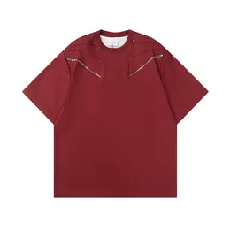 Men's T Shirts Ry0741 Fashion Tops & Tees 2024 Runway Luxury European Design Print Party Style T-Shirts Clothing