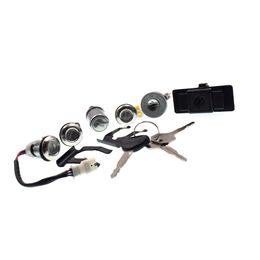 Car Lock Cylinder & Key Set for Mitsubishi Montero Pajero 2 MK2 V31 V32 V33 V36 V43 V44 V46 1990-2004 MR259744 MR259766