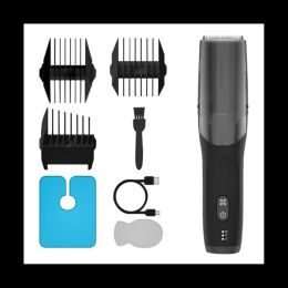 Clippers Rechargeable Electric Hair Clipper Trimmer IPX7 Universal Thinning Smart Baby Hair Shaver For Men Women ShaverBlack