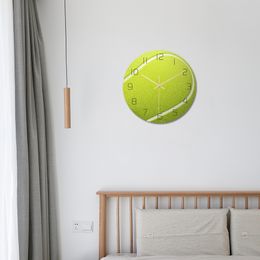 Wall Clock Basketball Volleyball Ball Design Creative Hanging Watch Mute Movement Decorative Silent Wall Clock for Indoor Decor