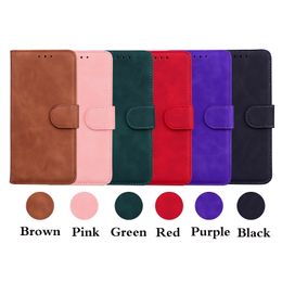 Card Slot Magnet Case For Xiaomi Mi 12X 12 Redmi 10C 10A Note 9 10 11 Pro 4G 5G 9S 10S 11S 11T 11E Single Color Wallet D26F