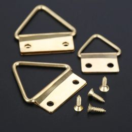 10/20pcs Zinc Alloy D Ring Hook Hanger Furniture Accessories Photo Picture Frame Hooks 16*17mm/24*25mm