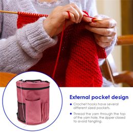 12 Styles Yarn Storage Knitting Bag Large Yarn Knitting Tote Bag For Crochet Hooks and Knitting Needles Yarn Balls