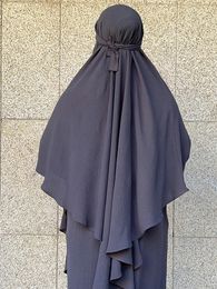 Hijab para mulheres Turbano sólido muçulmano Khimar Islam envolve xales marroquanos lenços religiosos lenço de cabeça 16 cores Eid Ramadan 240325