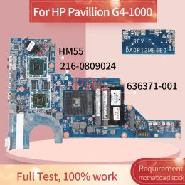 Motherboard DA0R12MB6E0 For HP G4 G6 G41000 G61000 Notebook Mainboard 636371001 636371501 R12 With 2160809024 HM55 Laptop Motherboard