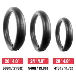 26*4 Inch Bike Inner Tire Bike Inflatable Schraders Valve Inner Tube For Snowmobiles Bike Tyre Butyl Rubber Tube Tire