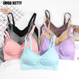 Bras Sets 2pcs Pregnancy Clothes Nursing Bra Without Bones Maternity Prevent Sagging Breastfeeding Women Breathable Feeding