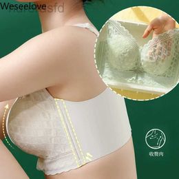 Bras Weseelove Lace Bra Plus Size Push Up s for Women Sexy Female Large Top Big Ultra-thin X65 240410