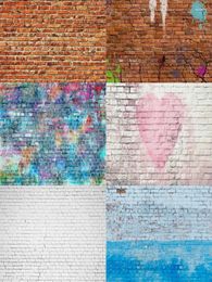 Party Decoration Brick Wall Backdrop Theme Birthday Baby Shower Pography Background Children Adult Room Decor Supplies