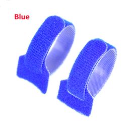 5Pcs High Quanlity T Type Self Adhesive Hook and Loop Fastener Cable Ties Reusable Wire Straps Cable Organizer For DIY